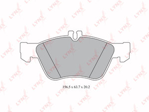 Колодки тормозные MERCEDES E (W210) передние (4шт.) LYNX BD5320, A0034202920