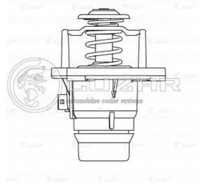 Термостат BMW 5 (E60),7 (E65,F01,F02),X5 (E70),X6 (E71) (N63) LUZAR LT2650, 4508.105D, 11537586885