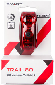 Фонарь велосипедный задний 4 функции SMART TRAIL 80, RL-326RB-01