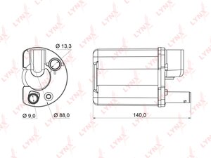 Фильтр топливный HYUNDAI Elantra (00-) LYNX LF958M, J1330507, 31911-2D000