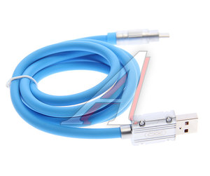 Кабель USB Type C 1.2м синий XO NB227 Blue