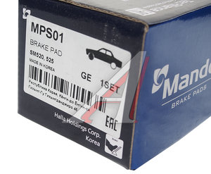 Колодки тормозные NISSAN Teana J31,Maxima A32,J30 передние (4шт.) MANDO MPS01, GDB1003, 41060-40U90