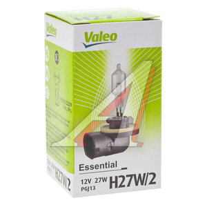 Лампа 12V H27W/2 BA15s (1шт.) Essential VALEO 032229, 32229