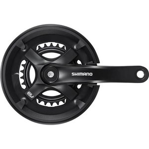 Система велосипедная 175мм 48/38/28T защита черный SHIMANO FC-TY501, AFCTY501E888CSX