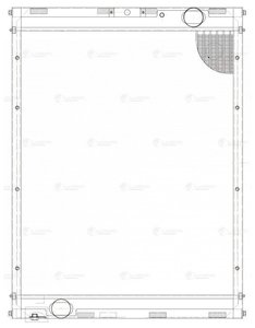 Радиатор КАМАЗ-65115-117 алюминиевый ЕВРО-5 LUZAR LRC0766, 4326-1301010, 6437-1301010