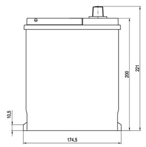 Аккумулятор VOLTHOR Ultra 70А/ч 6СТ70(1) 57024 D26, 57024