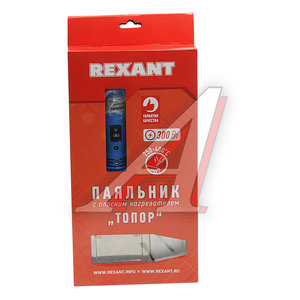 Паяльник 300Вт/220В с плоским нагревателем «ТОПОР» REXANT 12-0188, RX-565952