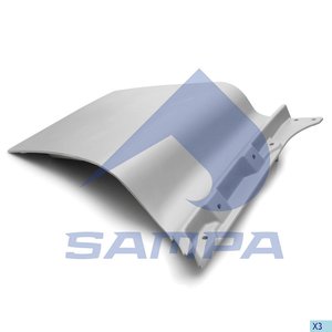 Накладка MAN TGA,L,LX двери нижняя левая SAMPA 18200190, 81626100033