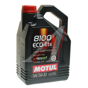 Масло моторное 8100 ECO-LITE 5W30 синт.4л MOTUL 108213, MOTUL SAE5W30, 104988