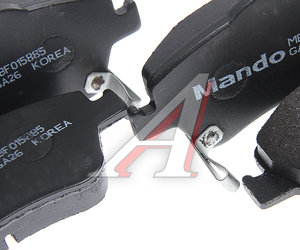 Колодки тормозные TOYOTA Auris (06-) передние (4шт.) MANDO MBF015885, GDB3481, 04465-02160/04465-02200