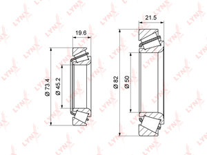 Сальник TOYOTA Hilux (88-97) ступицы передней LYNX WB1230, 90311-62001