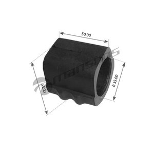 Втулка стабилизатора MERCEDES переднего (34.5x50x53мм) MANSONS 700.200, 700200, 6673230585