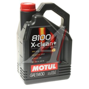 Масло моторное 8100 X-CLEAN+ 5W30 синт.4л MOTUL 112437