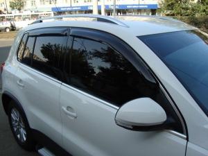 Дефлектор двери VW TIGUAN 2008-2016, оргстекло, 4шт. SIM