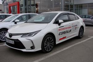 Дефлектор двери TOYOTA COROLLA 2018-, SD, оргстекло, 4шт. SIM