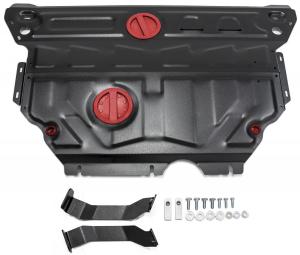 Защита картера и КПП VW Golf SKODA Octavia (13-) (с крепежом) АВТОБРОНЯ 111.05114.1, 333.5114.1